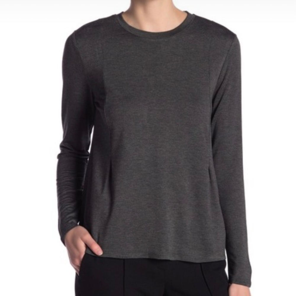 Catherine Malandrino Terry Long Sleeve Top